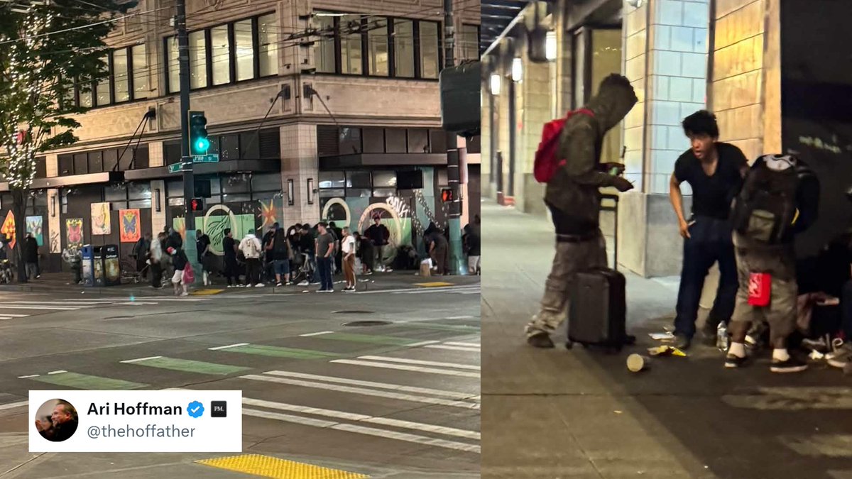 BrandiKruse's tweet photo. I would love to live in a fantasy land, but telling the truth is more important. This is what downtown Seattle looked like a mere 48 hours after the World Cup. Telling the truth about Seattle's immense challenges is not mean. It's not negativity. It is the only way to save lives and ensure there is a brighter future for the city we all love.