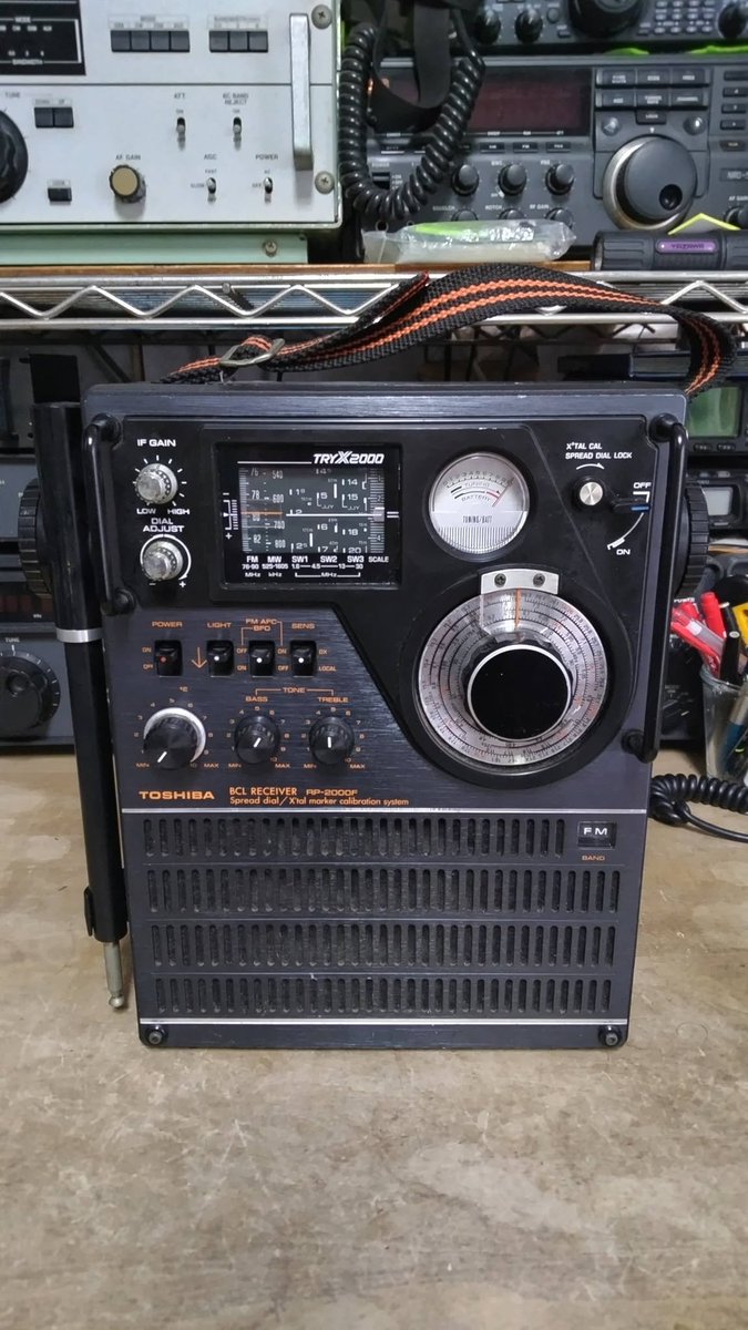ハムフェア2026の準備をしていますが、 TRY-X2000、一応、受信