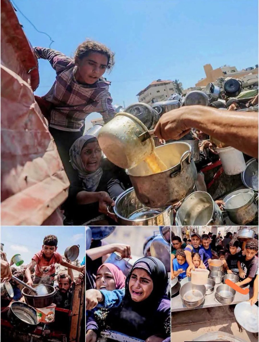 battaloz16's tweet photo. Bir tas çorba almak için Gazzeliler saatlerce yemek sıralarında bekliyor.

Su desem hiç bulunmuyor..!! https://t.co/X2hj5IUUG3