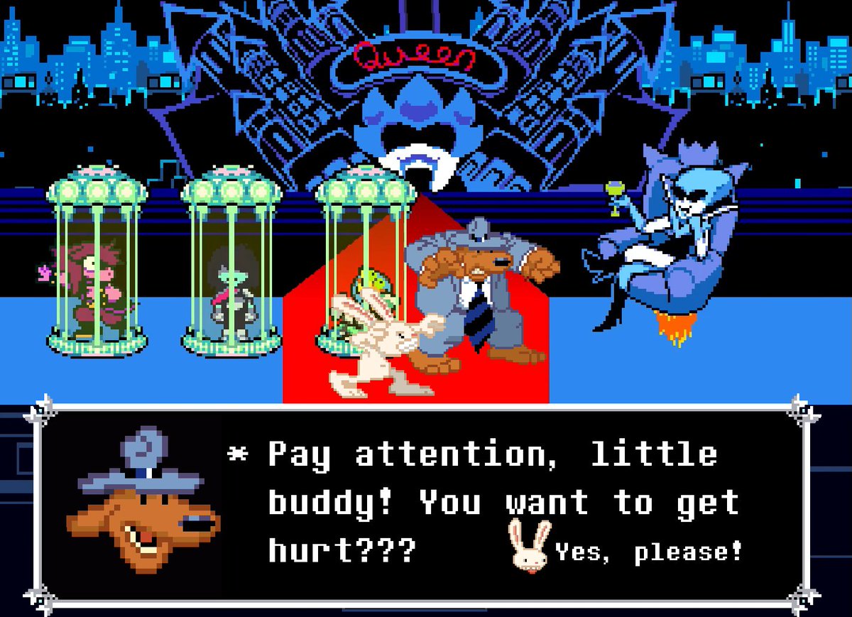 KABOCHA_BOO's tweet photo. Deltarune Hit the Road... vs. QUEEN!!!!!! https://t.co/yZkc8K0AR7