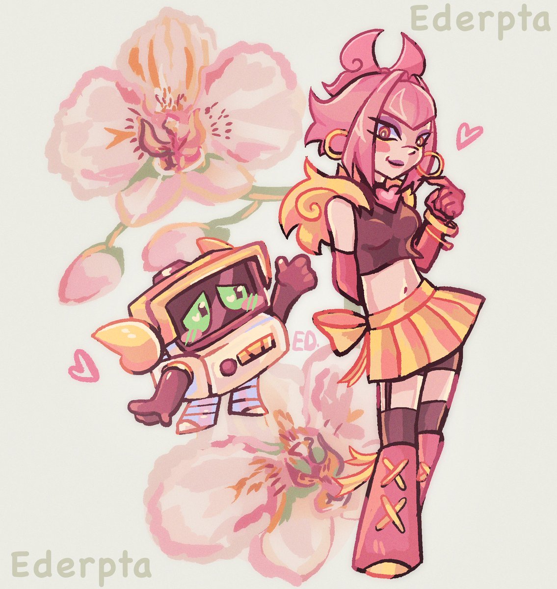 _ederpta's tweet photo. (´∀｀*)ε｀　) Melodie &amp; R-T 
[ #BrawlStars #BrawlStarsArt #BrawlArt #Melodie ] https://t.co/0YK5YsGWFO