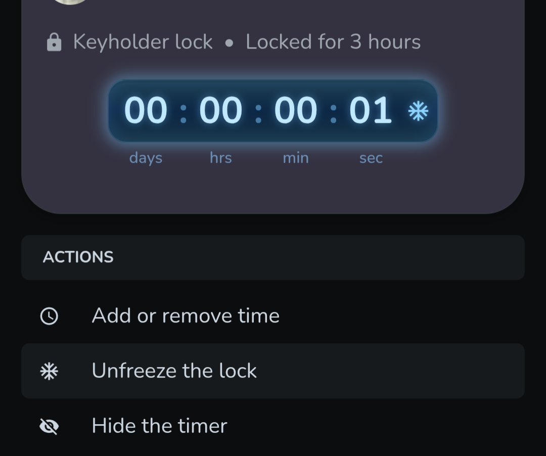 GoddessMeani3's tweet photo. 3 hours of non stop leaking and twitching in its cage 

Just to see the timer frozen on the last second

So close to a release that will never, ever come

💋 https://t.co/zjr1uuhESO