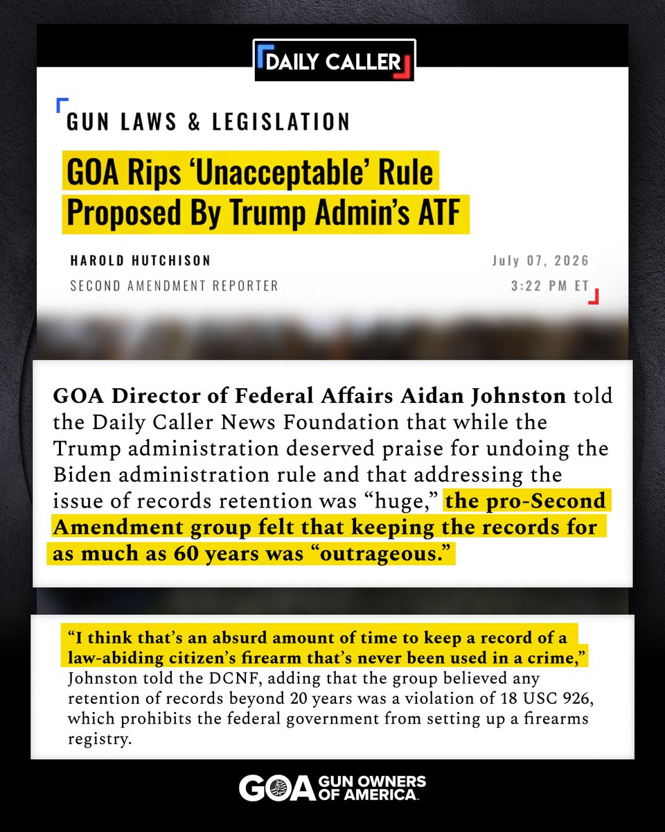 Gun Owners of America tweet media