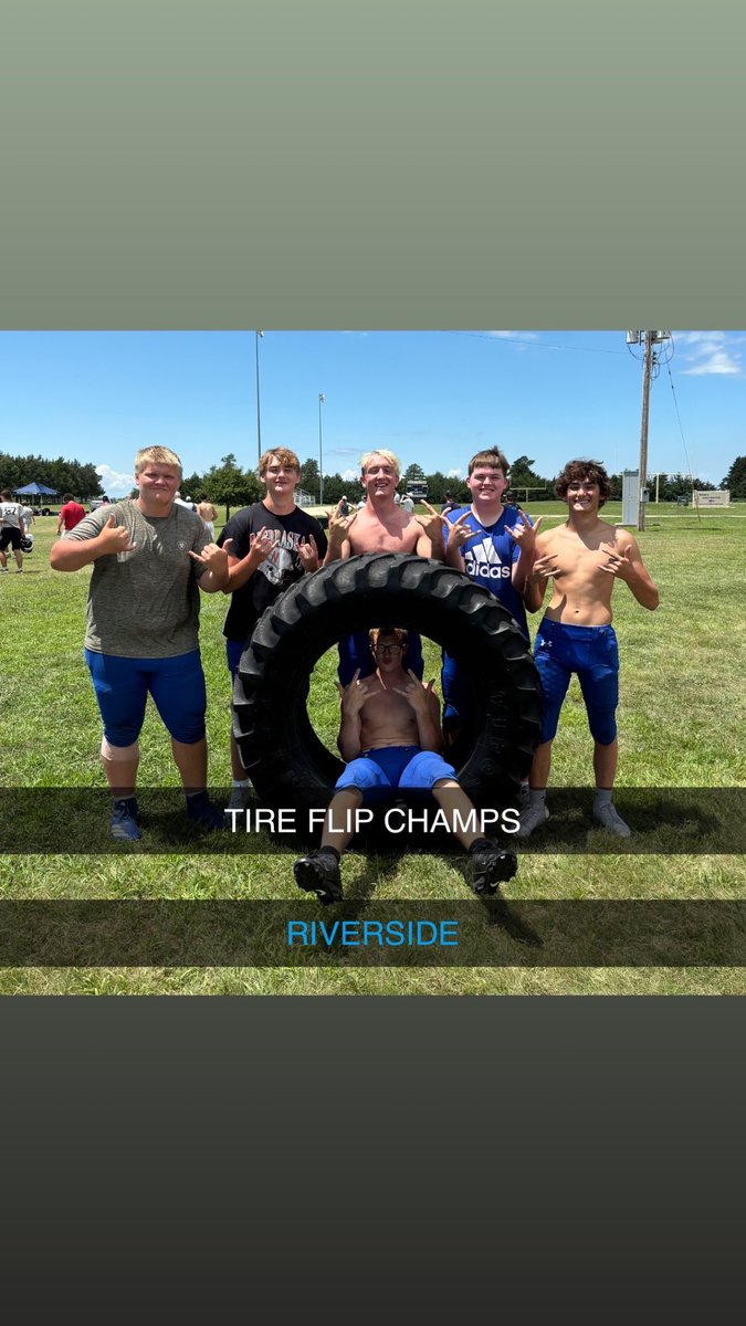 epicteamcamps's tweet photo. Here’s your Flippin Champs!
💪🚜💪
@RSChargers 
#epicfootballcamps
Sponsored by @KearneyTireAuto https://t.co/8g0PUTE7Yh