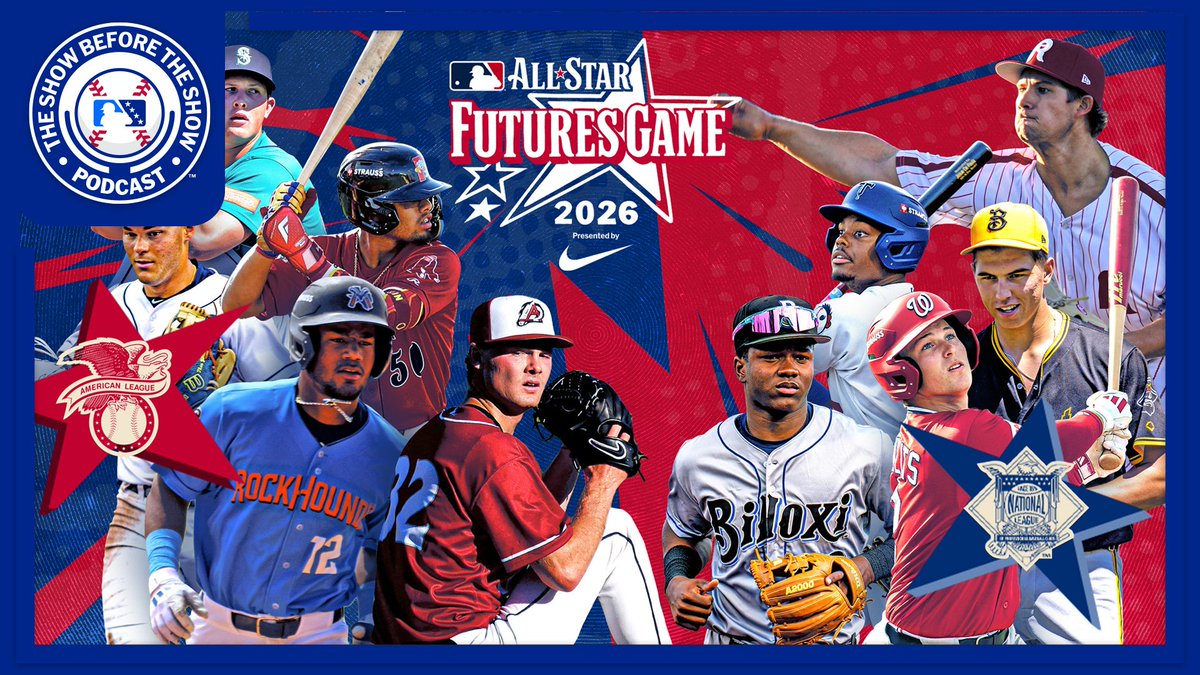 MiLB's tweet photo. New podcast!

🔹Sam, Tyler preview the 2026 Futures Game, MLB Draft
🔹Ben interviews Reno Aces photographer David Calvert about baseball's support in his cancer battle

Download, listen: https://t.co/3FN934Pi2C https://t.co/fk7q1VWHKB