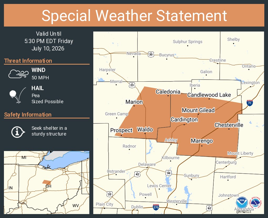 NWS Cleveland tweet media