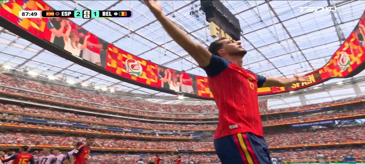 Ke7Com47652's tweet photo. #SpainVsBelgium #FIFAWorldCup #WorldCup2026 #Spain #Belgium #LaRoja #RedDevils #QuarterFinal #Football #Soccer #MatchDay #GameDay #Goal #Victory #Fans #FootballFans #WorldCupVibes #Ke7 #KE7Bet #BetWithKE7 #Ke7Winning #WinBig #SportsBetting 
It's merino .. Spain 2 Belgium 1 https://t.co/hhbxhpHDUI