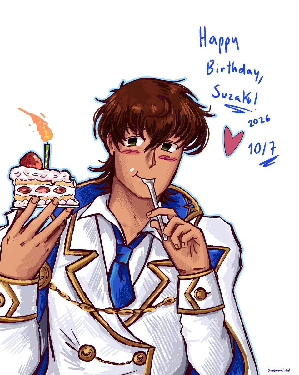 aguijonletal's tweet photo. happy birthday, suzaku! (⁠ ⁠◜⁠‿⁠◝⁠ ⁠)⁠♡

#codegeass #枢木スザク生誕祭2026 https://t.co/3hTXBDuNeD