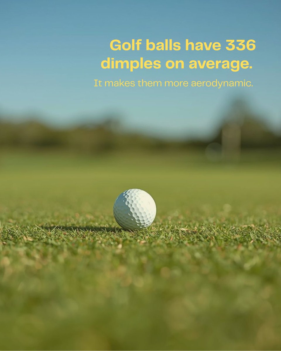 SandraAnchor's tweet photo. Did you know this? 😅

#golf #fact #balls #sport #GolfBallDimples https://t.co/dR3so0N2Wp