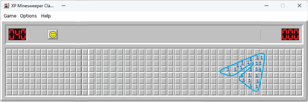 bitlady94's tweet photo. @telegram Here mine. Minesweeper telegram :) https://t.co/0gVdY2JnWA