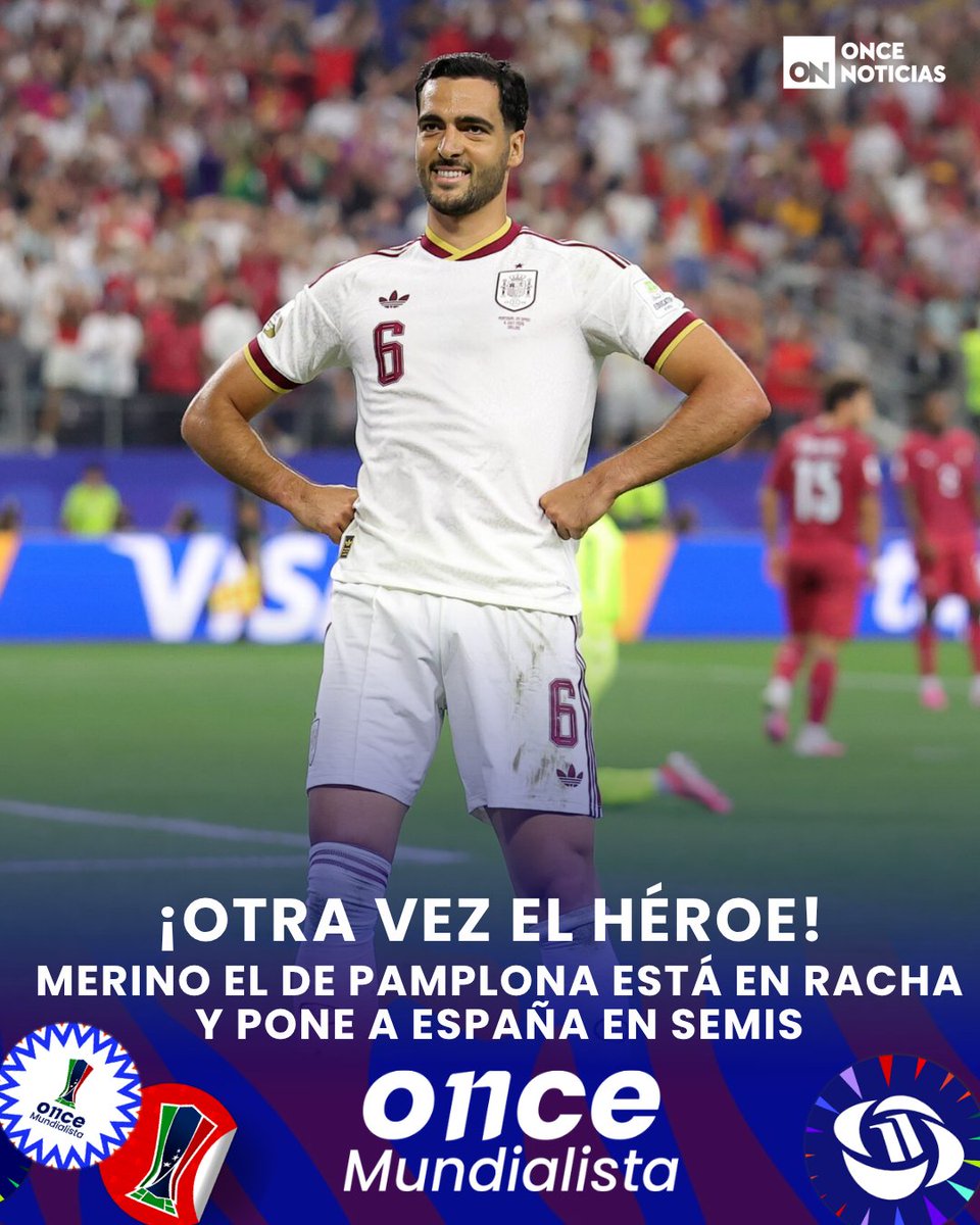 canal11hn's tweet photo. #OnceMundialista ¡GOOOOOOOOOOOOOOOOOOOOOOL!
🕰️ 88´ MIKEL MERINO el héroe contra PORTUGA, vuelve para salvar a España de los tiempos extras.
⚽🇪🇸2🆚1🇧🇪
#MINaMIN
https://t.co/fAuAgpSFYA https://t.co/y0GriEvSIM
