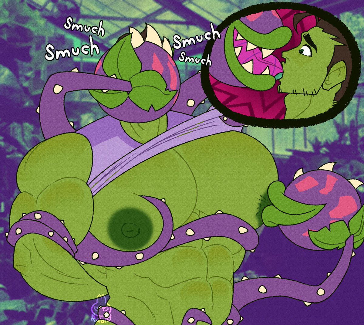 TheRabiTT_34's tweet photo. Leafy en un problema muy vegetal~

Comi para @LeafHulk 

#DigitalArt #Art #BaraArt #Bara https://t.co/AAVQj5sR7H