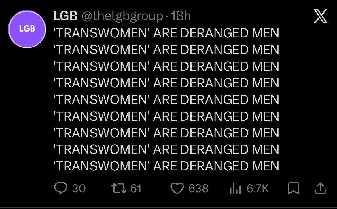alleyrat0's tweet photo. TRANS WOMEN ARE WOMEN 
TRANS WOMEN ARE WOMEN 
TRANS WOMEN ARE WOMEN 
TRANS WOMEN ARE WOMEN 
TRANS WOMEN ARE WOMEN 
TRANS WOMEN ARE WOMEN 
TRANS WOMEN ARE WOMEN 
TRANS WOMEN ARE WOMEN 
TRANS WOMEN ARE WOMEN https://t.co/ze9TS1RKhr