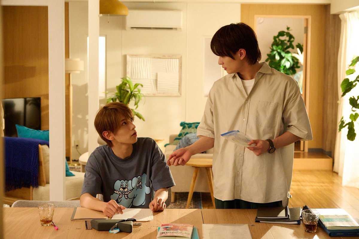 modelpress's tweet photo. 【今夜放送📺️】
「夏色の雲が恋と嵐をまきおこす」第1話☁️

夏輝（深田竜生）、失恋＆E判定のピンチ…
姉の彼氏・蒼汰（浮所飛貴）が家庭教師に⁉️

📝あらすじ・場面写真
https://t.co/UOzUxn6Kuy

＜出演者＞
深田竜生（ACEes）、浮所飛貴（ACEes）
田辺桃子、井上肇、濱田マリほか

@oshidoraEX https://t.co/56PV4y8fSs