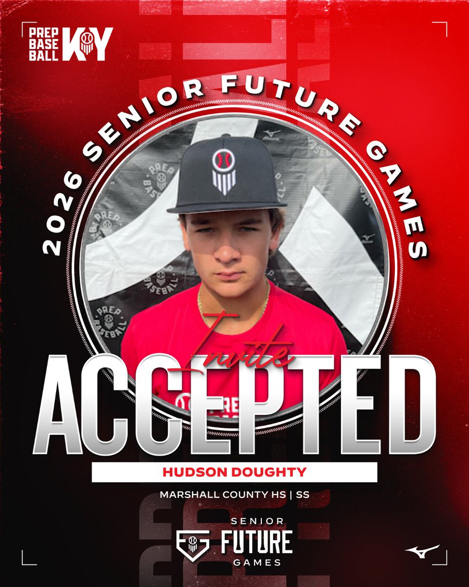 PrepbaseballKY's tweet photo. ✅ SENIOR FUTURE GAMES | INVITE ACCEPTED ✅ 

’27 SS Hudson Doughty (@MarshalsBsbl) is locked in 🔐 to represent #TeamMDW at the 2026 Senior Future Games!

👤 >> https://t.co/TR0gT3Xekf || @hudson_doughty

#PBSFG26 || @prepbaseball https://t.co/W9OKkia5xQ