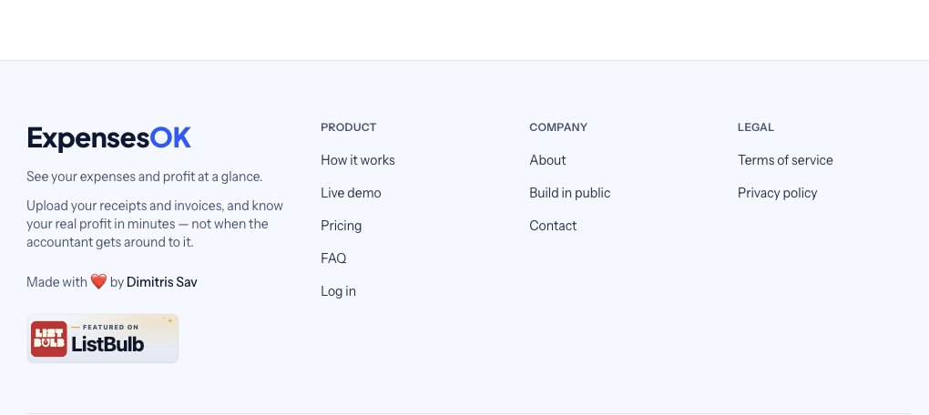 dimsav's tweet photo. Improved the footer. All links functional ✅ https://t.co/J6MYQfHfYp