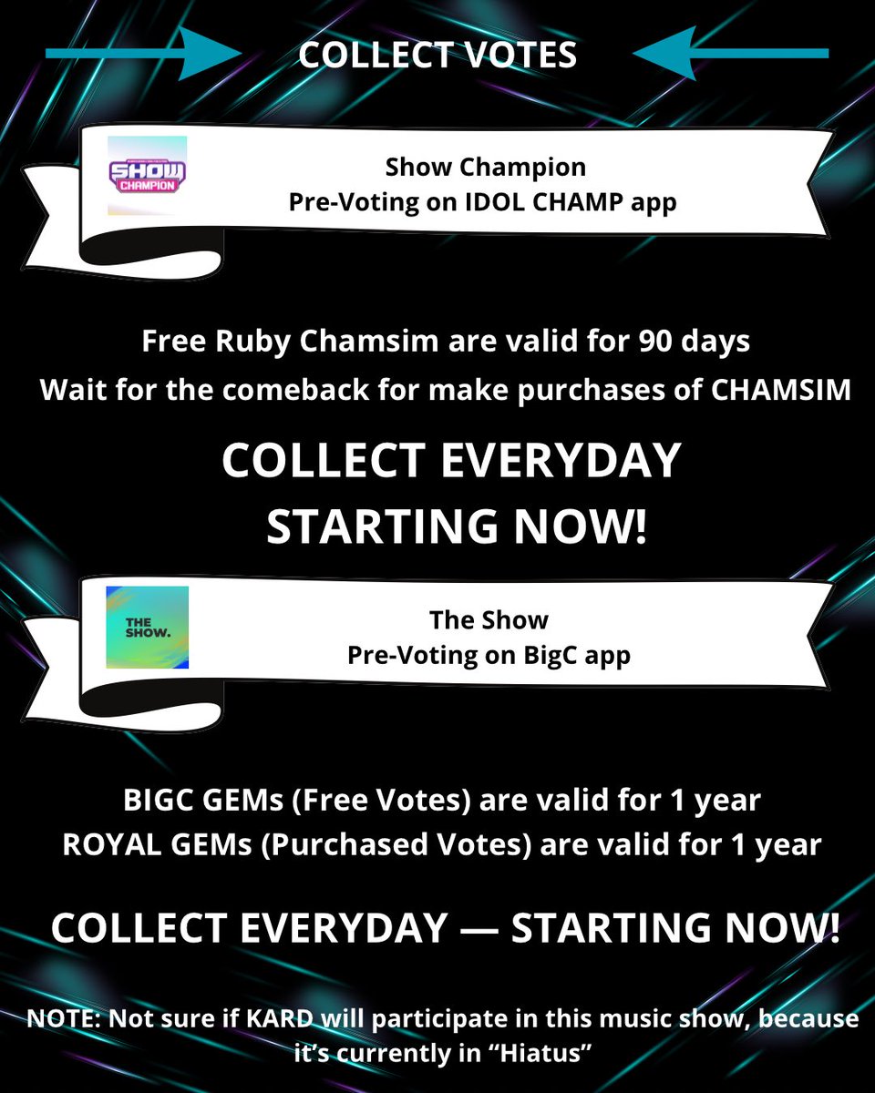 KARD_Charts's tweet photo. Download the apps in the photos below and start collecting votes! Let’s do our best! 

KARD will release their 1st Full Album, "Where To Now? (Part. 2): NOWHERE," on July 28!
#KARD #카드 https://t.co/Y8jd9Q6iPC