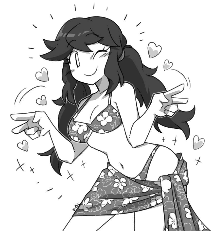 Blushily's tweet photo. Swimsuit time!! (For MissterMatt) https://t.co/US7vJ8sexR
