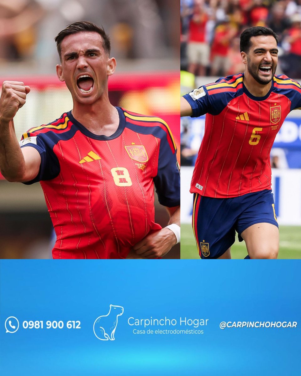 reDeportescom's tweet photo. Copa Mundial de la FIFA 2026. 4tos Final. 

España 2-1 Bélgica goles Fabián Ruíz y Mikel Merino, para los belgas Charles De Ketelaere. 

España Clasificó a Semifinales de la Copa Mundial. https://t.co/ktDDFEaGgL