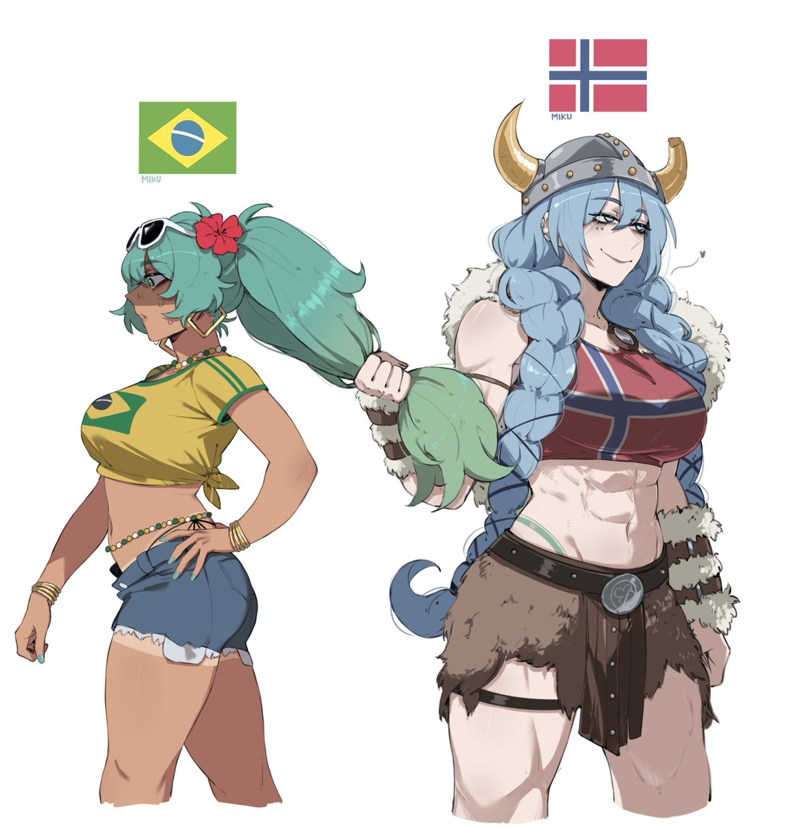 masoq095's tweet photo. may the strongest miku win https://t.co/KY5QxzJwks