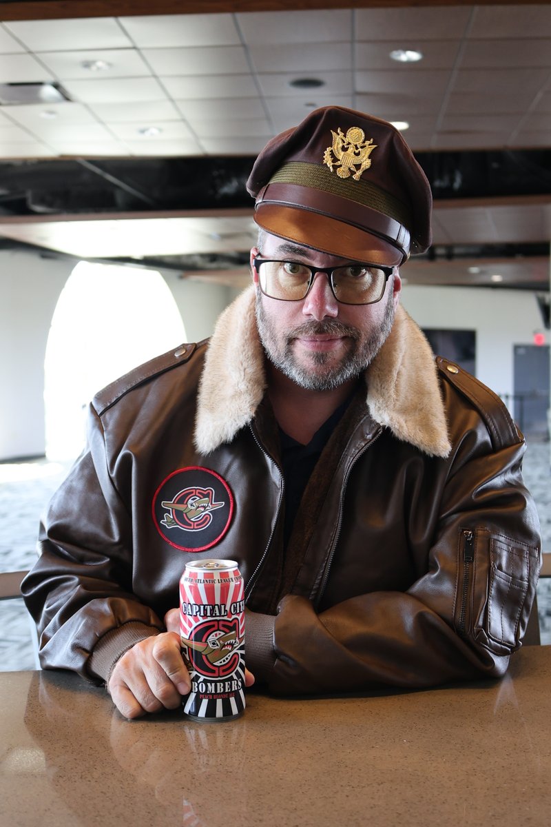 ColaFireflies's tweet photo. The Capital City Bombers Peach Blonde Ale by Columbia Craft has officially touched down and is available during Bombers and Fireflies games! 🍺✈️ 
#BomberBall #LetsGlow https://t.co/S4q6ck475m