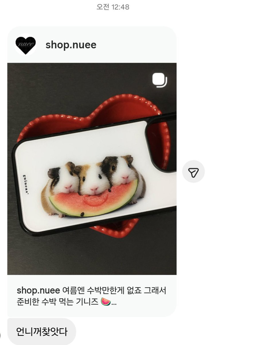 DPB122's tweet photo. 어떻게 수박 먹는 기니 폰케이스가 있지... 
동생이 내 거라고 사진 보내쥼 https://t.co/NlrxFrWHbt