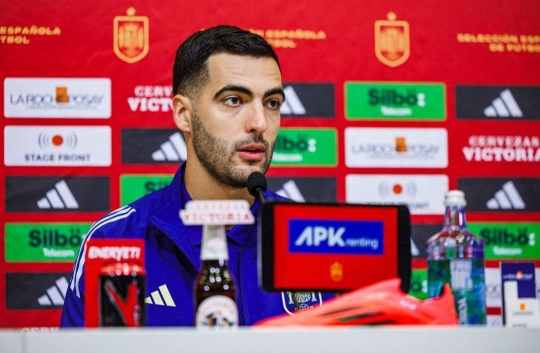 afc_ben10's tweet photo. 🚨 Mikel Merino on his winner against Belgium:

🗣️ “I told the coach there’s no point wasting me for 90 minutes. Just bring me on after the 80th minute and I will decide the game by scoring to win it. Zubimendi promised me a special gift if I scored the winner, so he better not run away now. See you in the next game.”