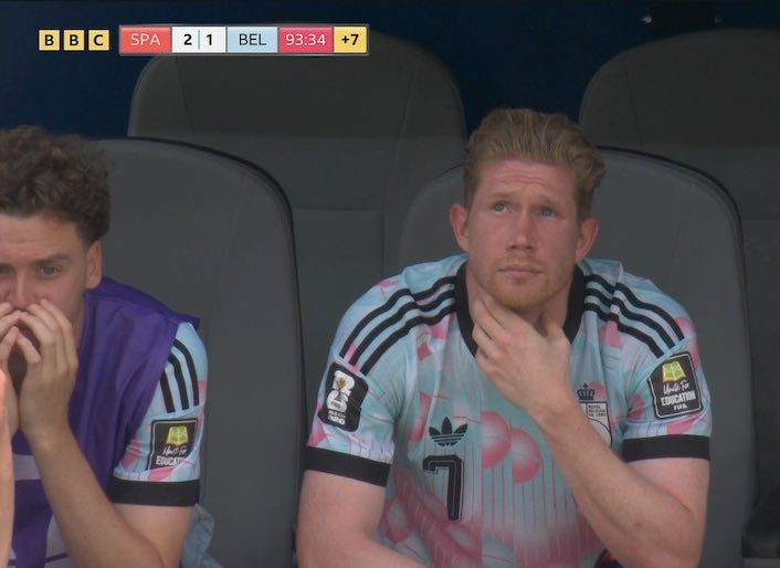 fukxumean's tweet photo. This was The Last Dance on the biggest stage 

I love you @KevinDeBruyne, thanks for everything 🇧🇪❤️ https://t.co/GkB7HeDoMK