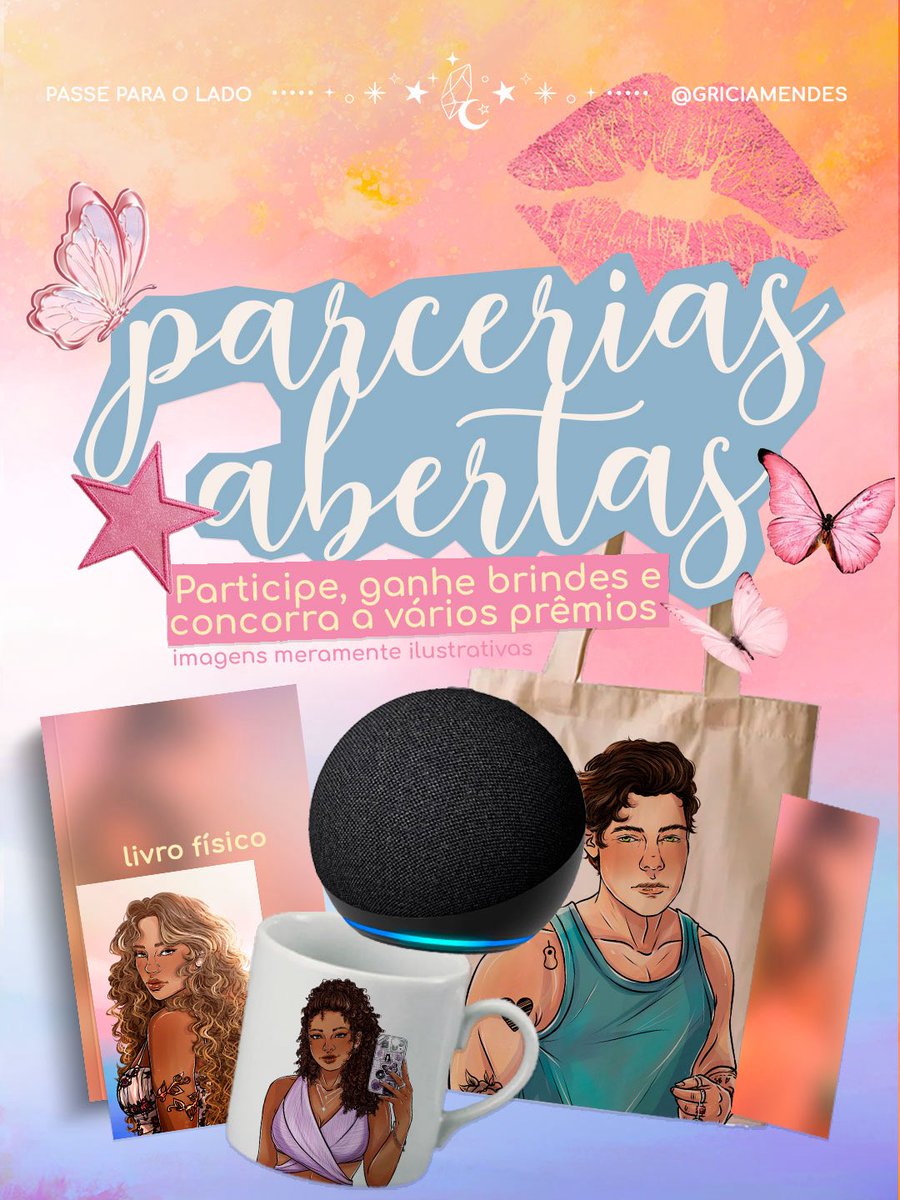 griciamendes's tweet photo. ✨ PARCERIAS ABERTAS ✨

Gosta de romance new adult, tem perfil literário, quer ganhar brindes e concorrer a vários prêmios, inclusive a uma dot smart speaker com alexa? Então se inscreva nas parcerias do meu próximo lançamento 💖

link do forms de inscrição no próximo tweet ⬇️ https://t.co/rfCjszhrSh