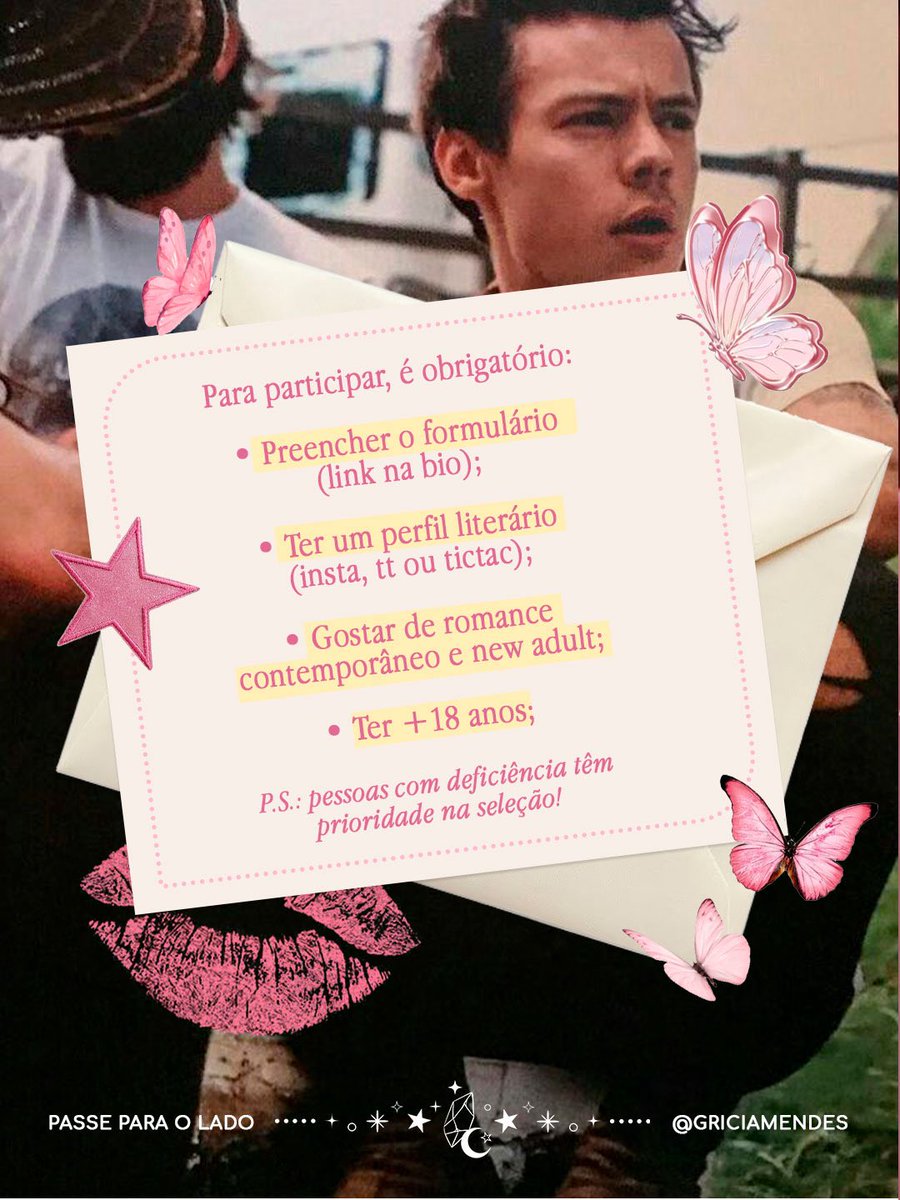 griciamendes's tweet photo. ✨ PARCERIAS ABERTAS ✨

Gosta de romance new adult, tem perfil literário, quer ganhar brindes e concorrer a vários prêmios, inclusive a uma dot smart speaker com alexa? Então se inscreva nas parcerias do meu próximo lançamento 💖

link do forms de inscrição no próximo tweet ⬇️ https://t.co/rfCjszhrSh