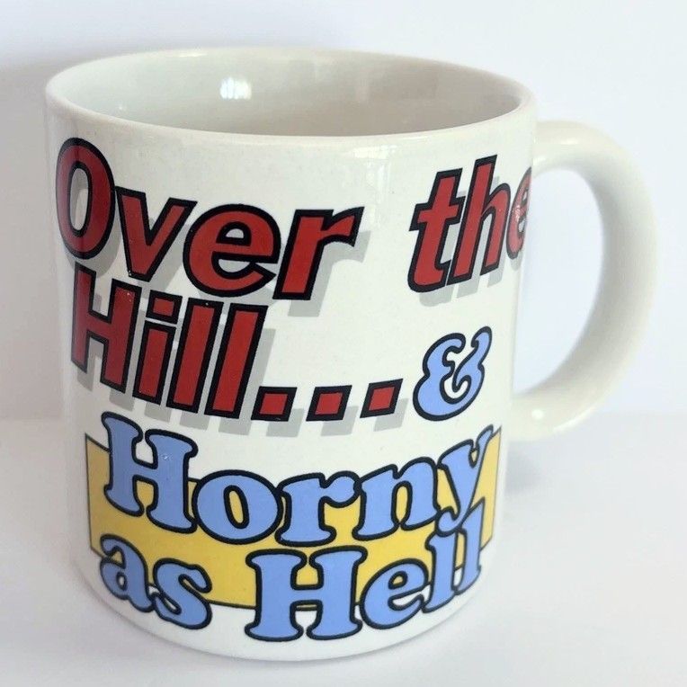 dangmugs's tweet photo. over the hill...&amp; horny as hell 👀 https://t.co/ImgN6IT44K