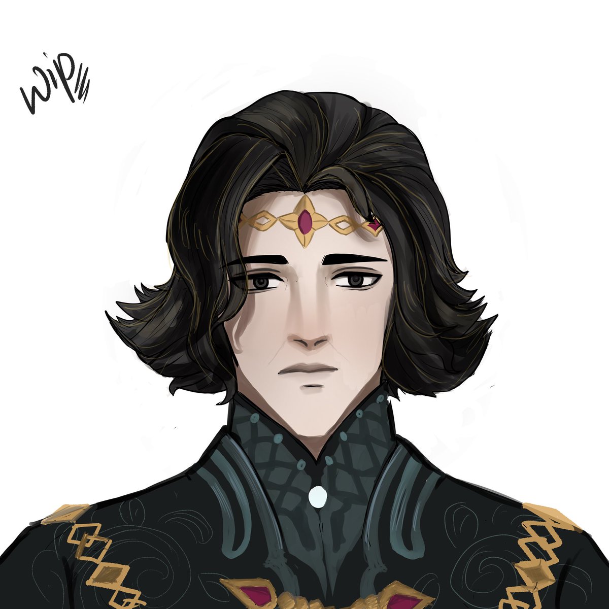 chibiafkj's tweet photo. Hehe Cyran base is done ✔️ 
Now let’s draw Merlin chibis 🙃 https://t.co/4LMUvauIlQ
