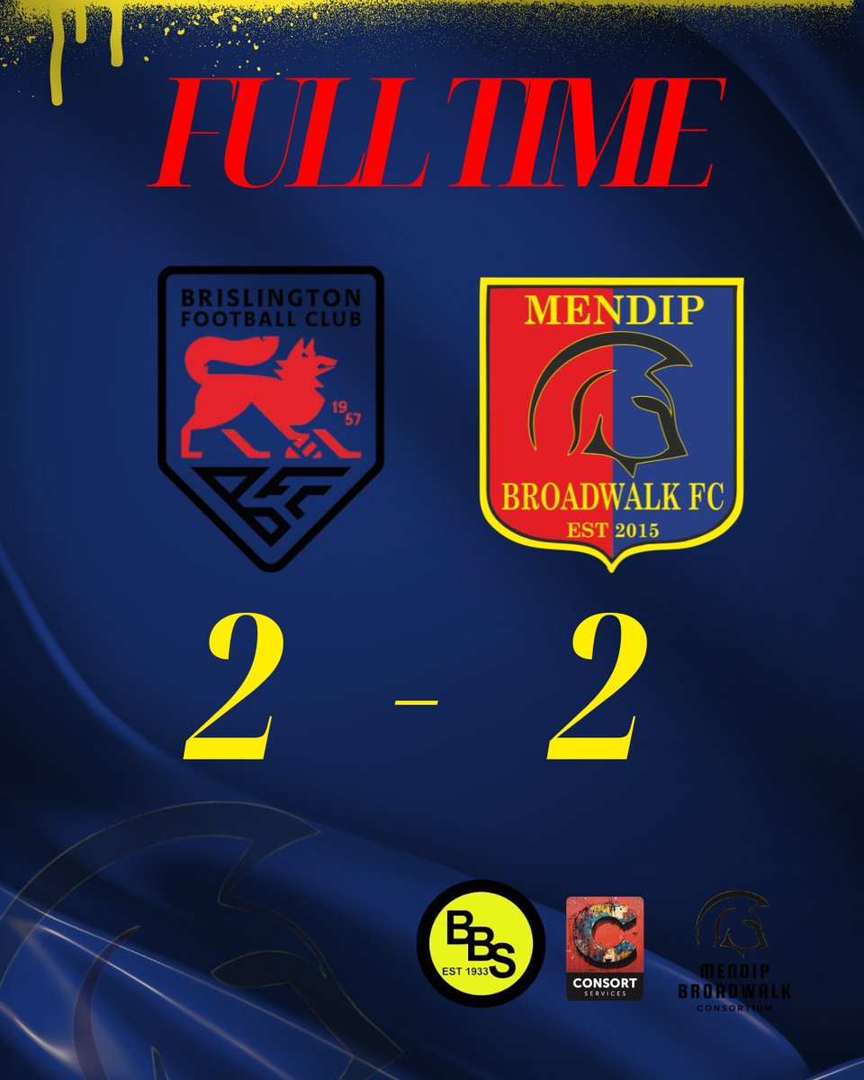 mendipmatchday's tweet photo. More minutes in the legs for the lads.

Thanks to @BrislingtonFC for hosting 👏

🔴⚫️ 2-2 🔵🔴 https://t.co/VQ7vM98ADE