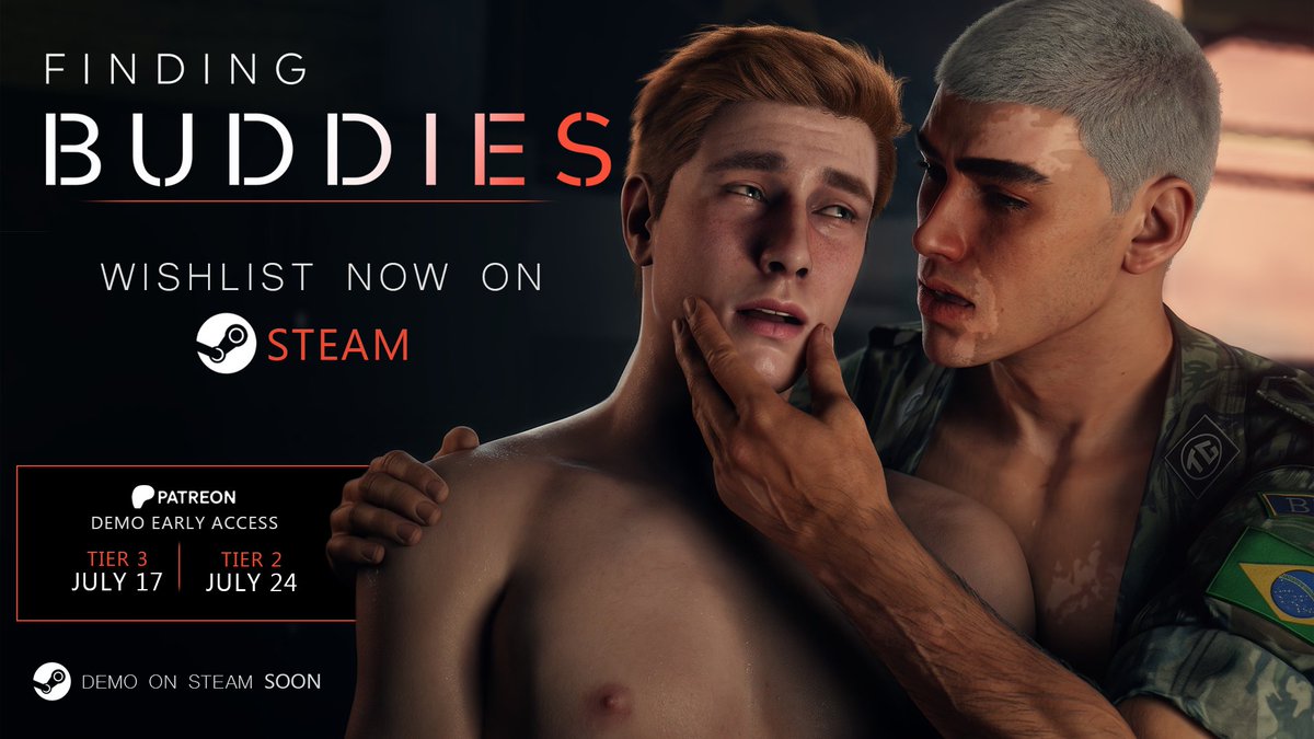 DixGinger's tweet photo. Finding Buddies is coming to Steam! ❤️

Wishlist the game now and be notified when the demo becomes available.

https://t.co/SlhpuXoCRo

Patreon early access:
⭐️⭐️⭐️— July 17
⭐️⭐️— July 24 https://t.co/dKqe6dS8GU