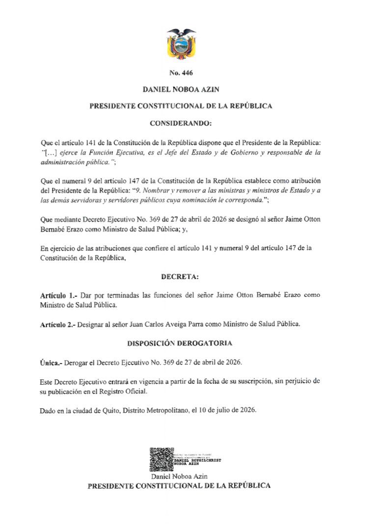 cristinajacomee's tweet photo. SEXTO MINISTRO DE SALUD DESDE MAYO 2025. ¡Que vergüenza de Gobierno! 

Bernabé, es el que NO DURÓ UN MES EN EL IESS NI 3 MESES EN EL MSP, EL QUE NUNCA RECIBIÓ LOS MEDICAMENTOS DE LA INDIA, al que le desapareció el impedimento, se le archivó una denuncia por presunto homicidio culposo, el accionista de compañías que brindan servicios médicos…

El que no logró cumplir con el abastecimiento, ni solucionar la crisis de salud.