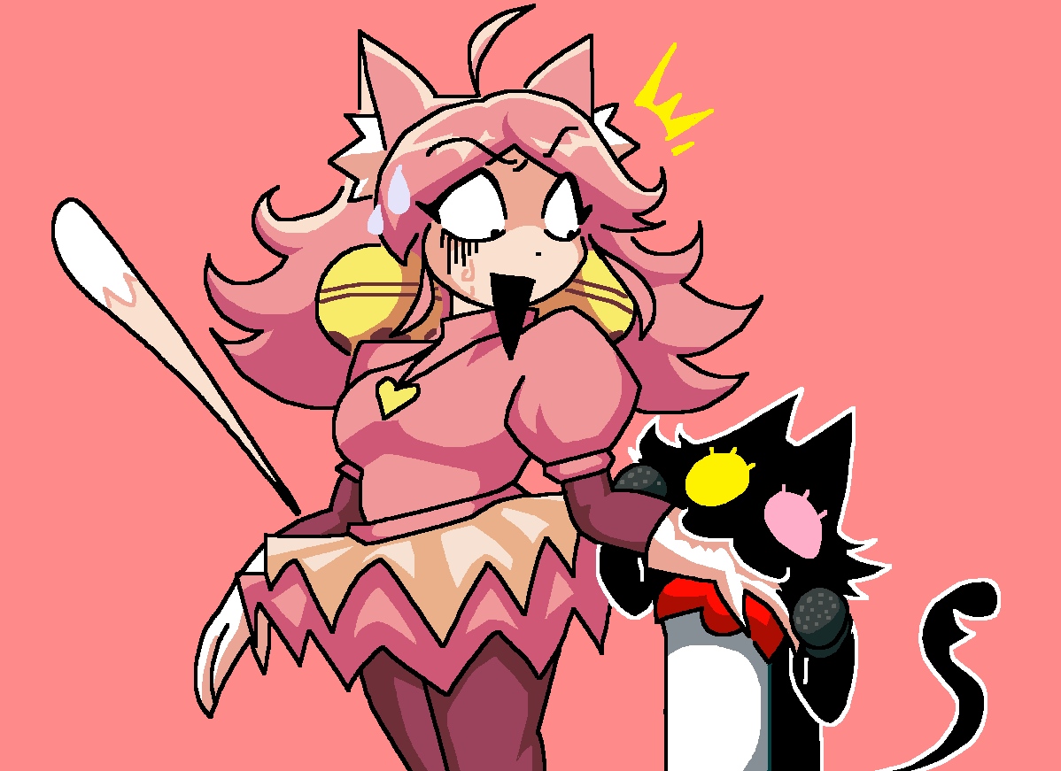 QuietTomato's tweet photo. pink is gonna lose her shit when she comes to castle town and meets pluey https://t.co/AczPNMjHLy
