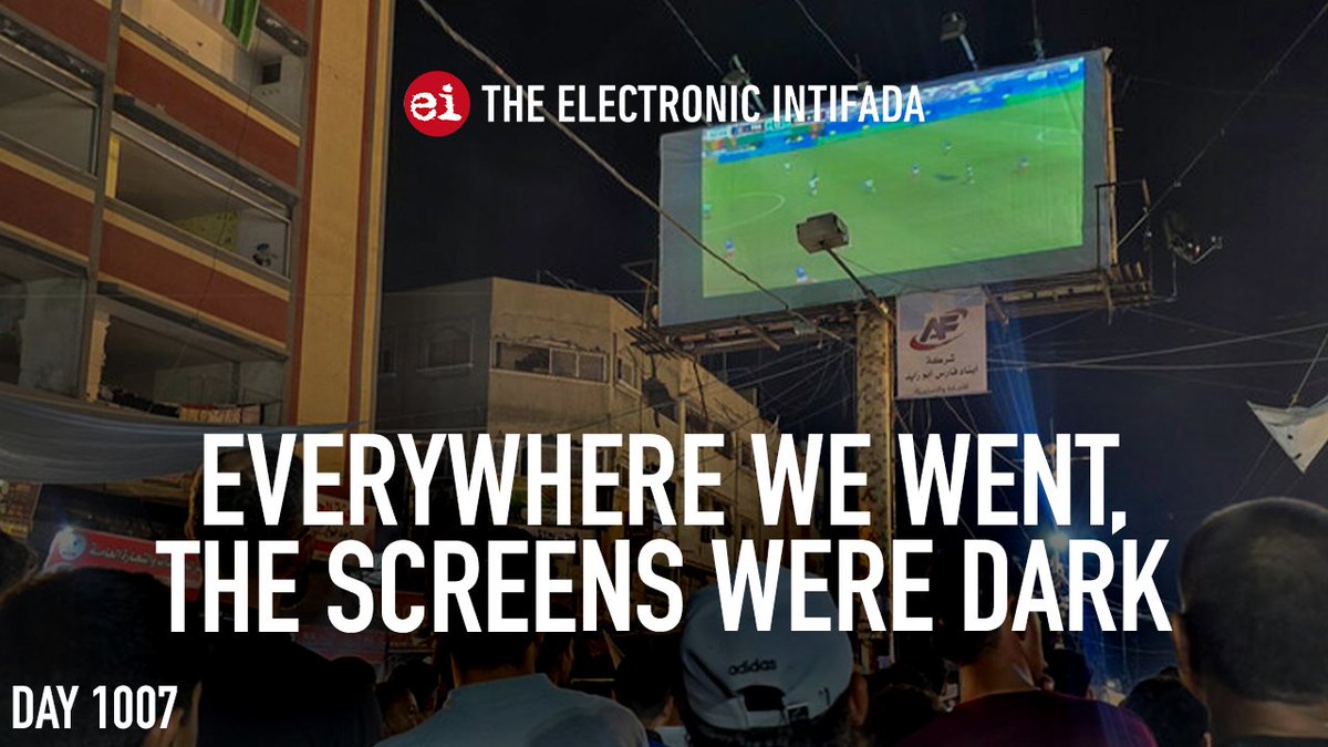 Electronic Intifada tweet media