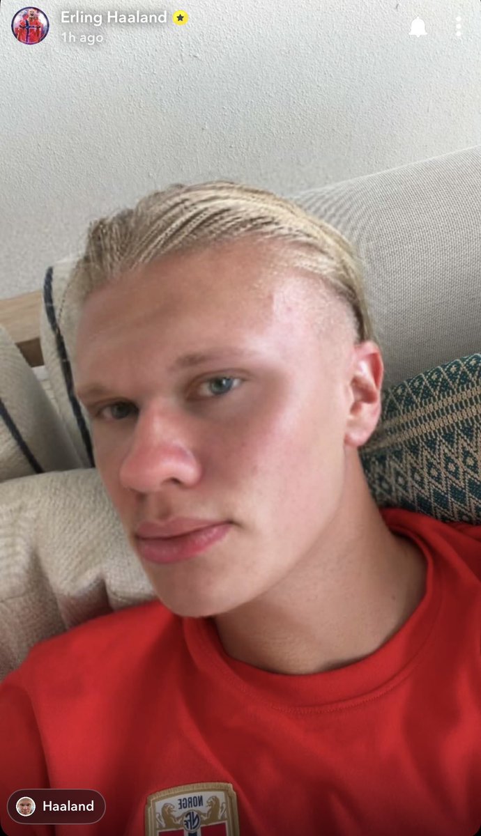 Erling Haaland Snapchat Updates tweet media