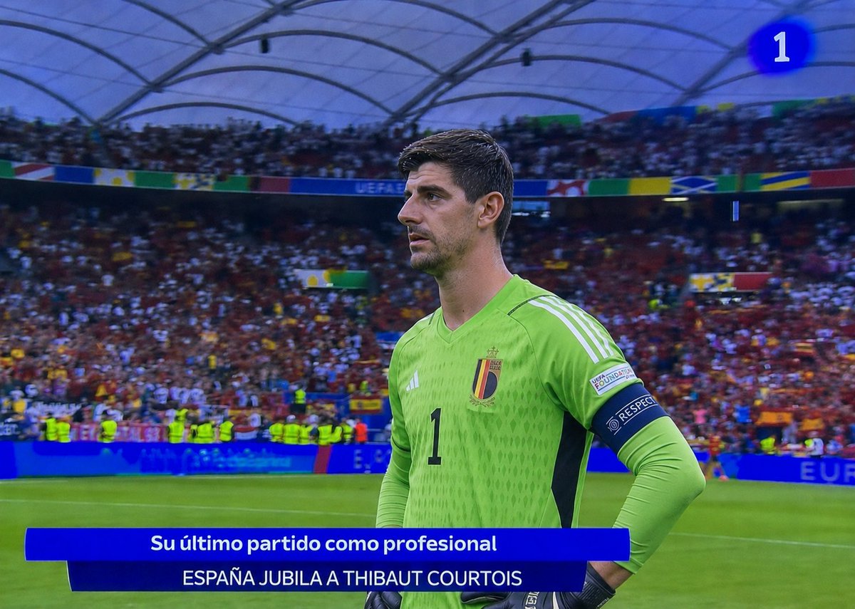FerElTomatxAzul's tweet photo. TODOS CONMIGO 

ESPAÑA JUBILA A THIBAUT COURTOIS https://t.co/XpHHFUZj2h