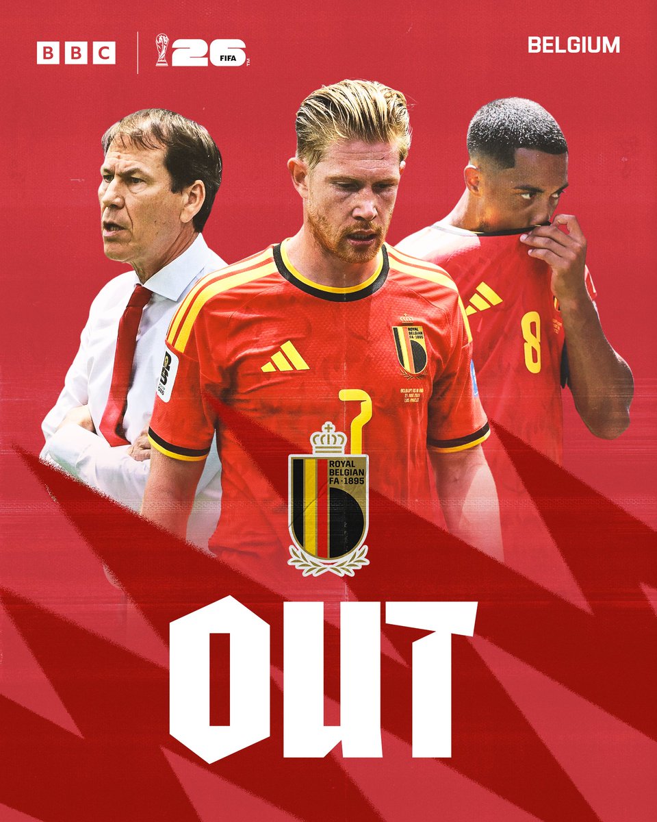 Driqdriq15's tweet photo. Out of the World Cup, but not out of respect. . A painful exit for Belgium. 💔🇧🇪
#ESPBEL 
#FIFAWorldCup2o26 #Spain #Belgium https://t.co/amQbAip8zi