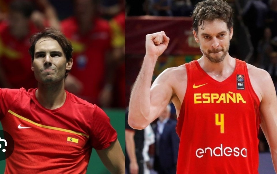 Oscarmg24's tweet photo. El partido contra Francia hay que empezar a ganarlo desde mañana mismo.

Espero un tuit de la RFEF bastante temprano anunciando la presencia en el estadio de Rafa Nadal y Pau Gasol el próximo martes.

Hay que empezar a comerles la moral. https://t.co/t1rfQomhn9