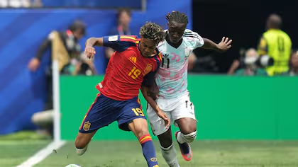 Manuira10's tweet photo. #mundialdefútbol2026 
España ganó 2 a 1 a Bélgica y jugara contra Francia la semis. Un control español en todo el partido, con un Yamal poniéndose el equipo al hombro. Bélgica intento pero no hubo manera, paso el favorito.
Se viene una final adelantada. https://t.co/7lvr3Kxqw3