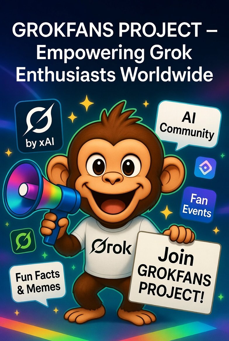 Galaxy220894's tweet photo. The energy is REAL! π΅β¨
GROKFANS PROJECT is your home for:
β’ AI Challenges
β’ Meme Contests
β’ Live Discussions
β’ Epic Fan Events
Come jump into the community and celebrate Grok with us!
Tag a fellow GrokFan π
#GrokFansProject #GrokCommunity #xAI https://t.co/r4akBeNPtt