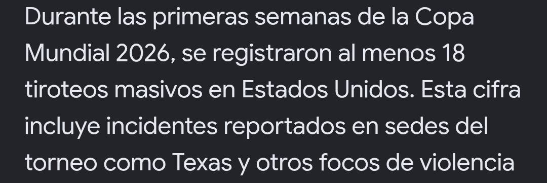 JoseLuisBMN's tweet photo. ¿Me están diciendo que en USA hubo 18 tir0t3os masivos en lo que va del mundial pero que la sede más peligrosa es México? Que raro ¿no? https://t.co/IruLnlvmgH