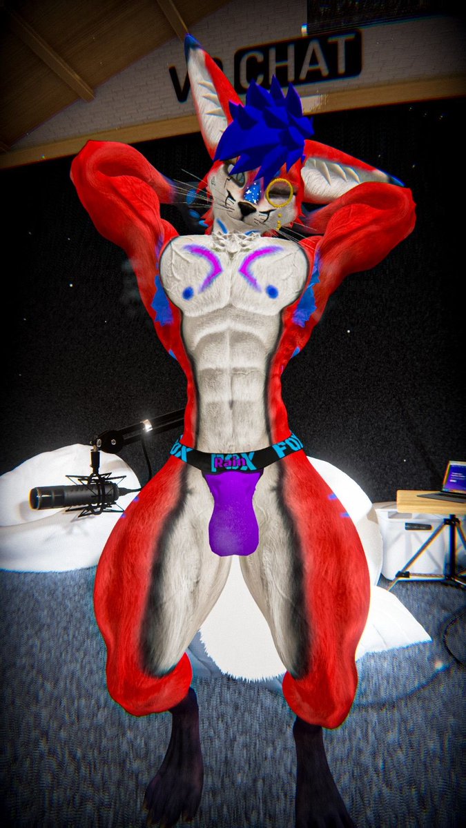 skyfall_fox_'s tweet photo. @RidgeDaYote There’s a system that takes clothes fit to models in its library and can fit them to any other model in its library. I have a jockstrap fit for a rexouium base that can easily be fit to a nardo (if it’s in the library) but if not I’ll just do it for you since jockstraps are easy. https://t.co/yUBp44xWCr