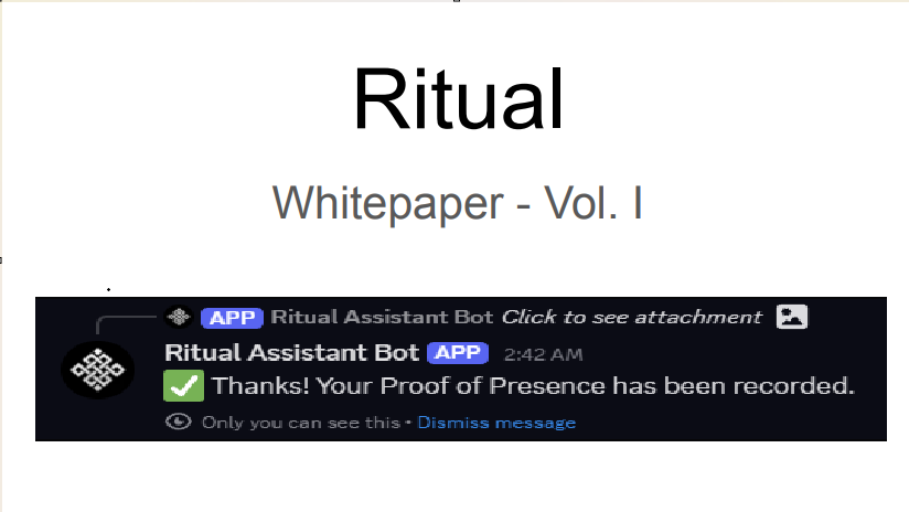 Crypto_Atanu's tweet photo. Day 5 - gRitual🫶

1/17 @ritualfnd whitepaper circle #2 was dense. randomness, proof systems, and how the chain verifies computation without waiting hours for it. thread on what we covered 🧵 https://t.co/ZdzM3yC9W0