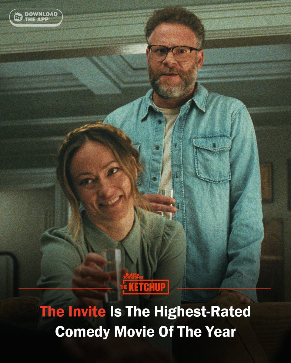 RottenTomatoes's tweet photo. #TheInvite (🍅96%) is now the highest-rated comedy movie of 2026.

Click here for more: https://t.co/1zg6WDWLHF https://t.co/dz4bTgDODU