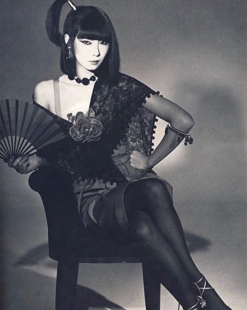 ccequioa's tweet photo. Sayoko Yamaguchi, the greatest model to come out of the 70s https://t.co/Wqjme17zdi