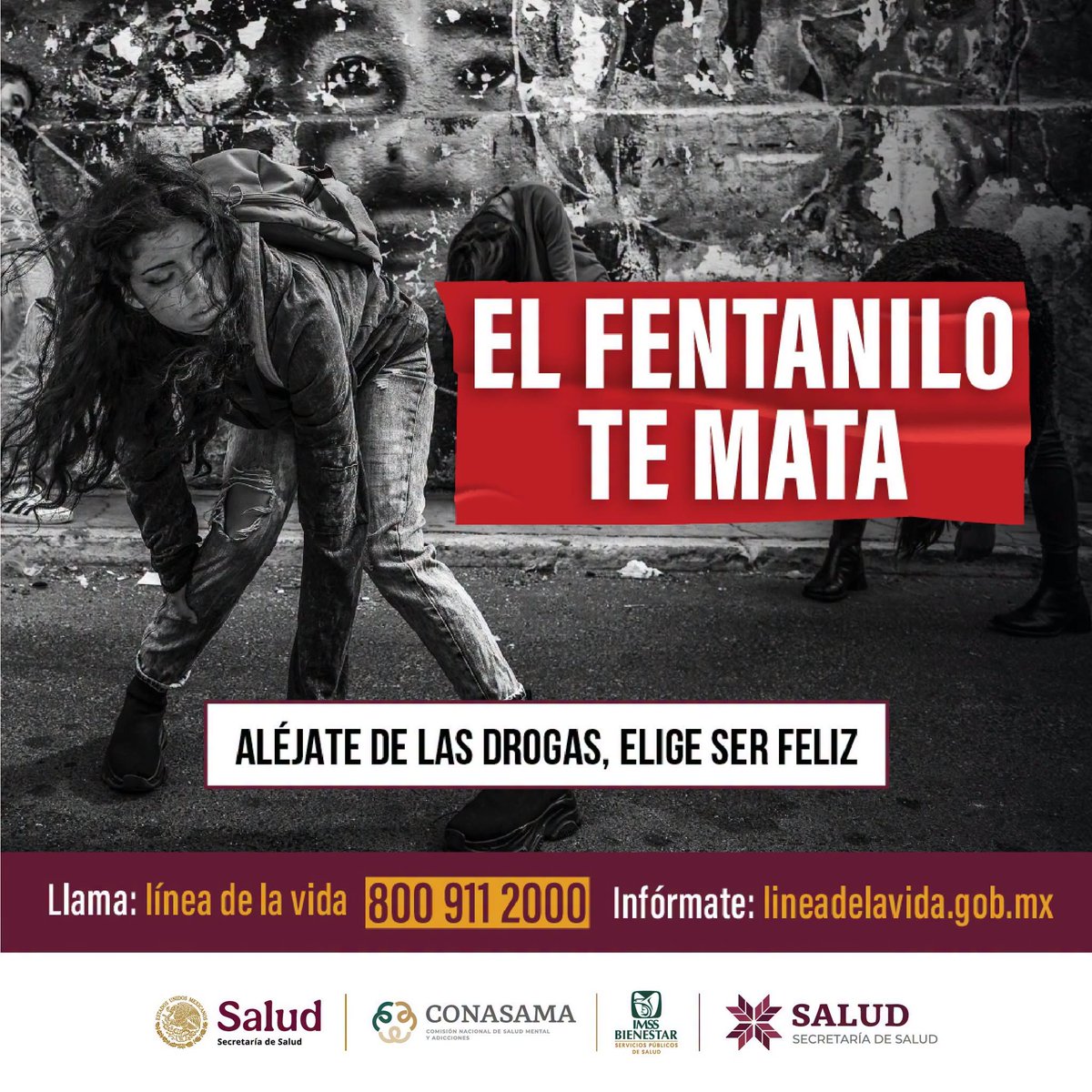 IB_Hidalgo's tweet photo. i Sientes que ya no puedes más, detente y pide ayuda! El fentanilo no es la salida, es un riesgo mortal desde la primera dosis. Hay una red de apoyo lista para escucharte.  Llama a la Línea de la Vida: 800 911 2000. Es gratuita y confidencial. https://t.co/jbBOng6ZOi
