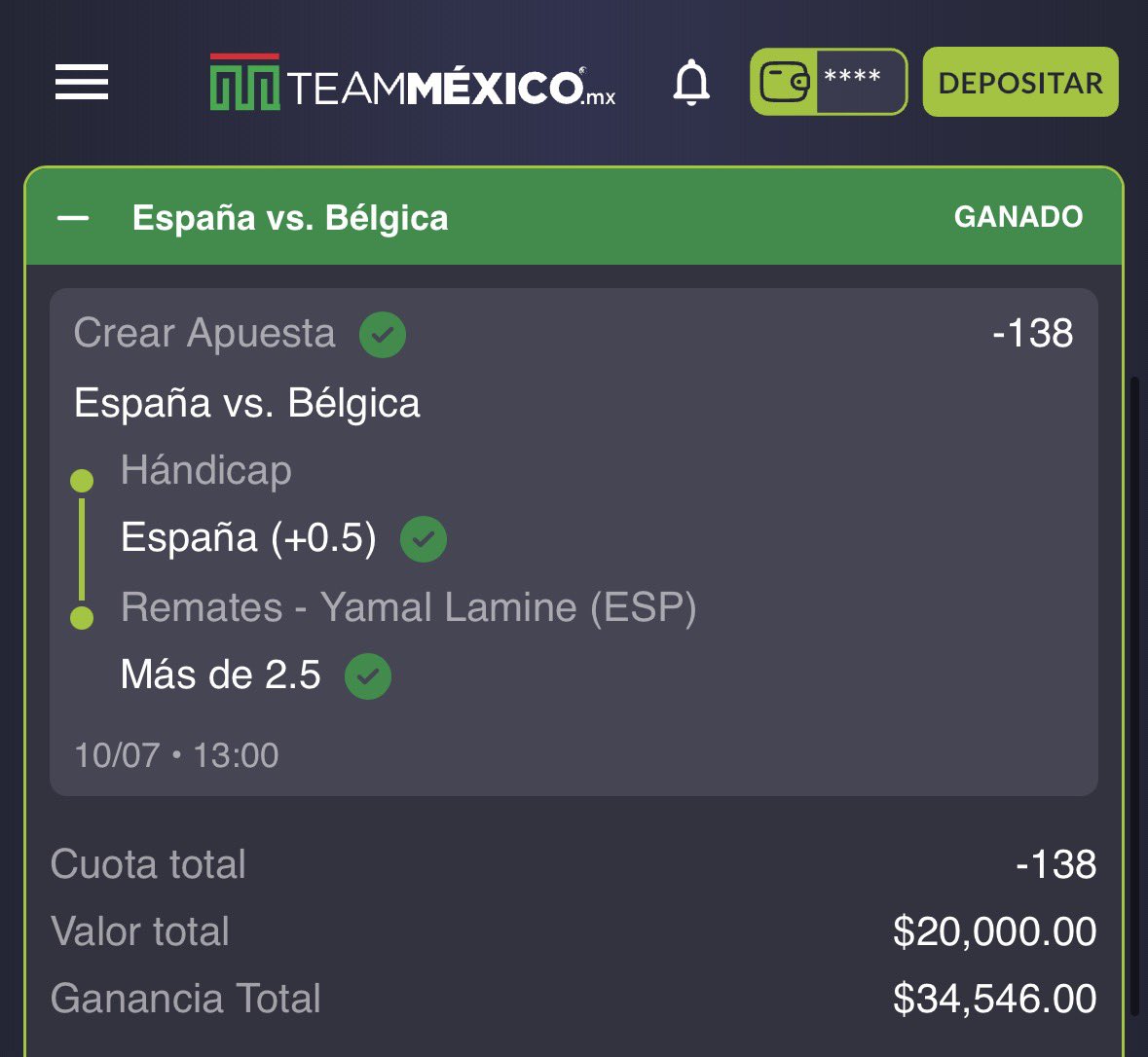 DiasPerfectos's tweet photo. Fue demasiado fácil hacer dinero en el España vs Bélgica ✅ Todo en el grupo gratis https://t.co/E6QXI3G1nH